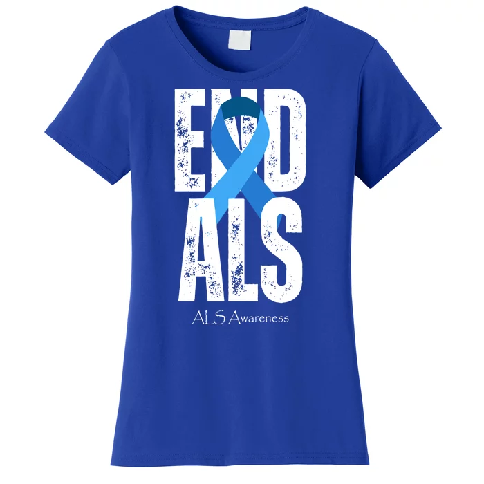 End Als Awareness Month Ribbon Women's T-Shirt