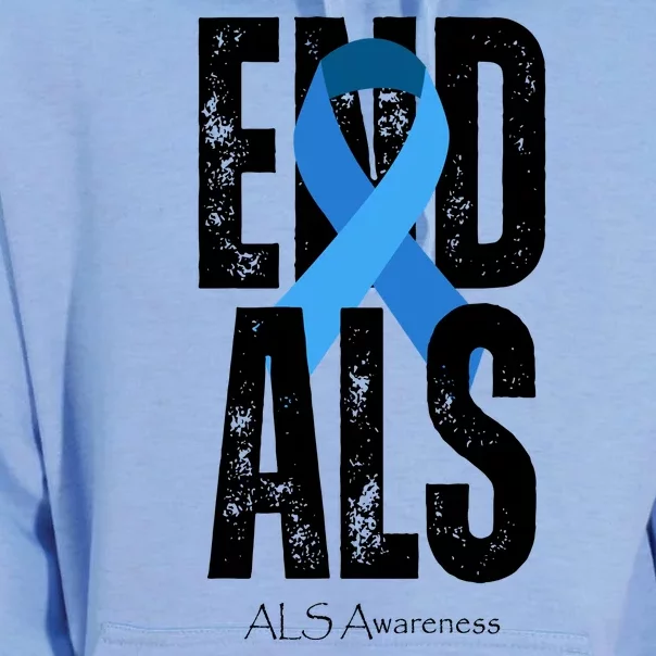 End Als Awareness Month Ribbon Unisex Surf Hoodie