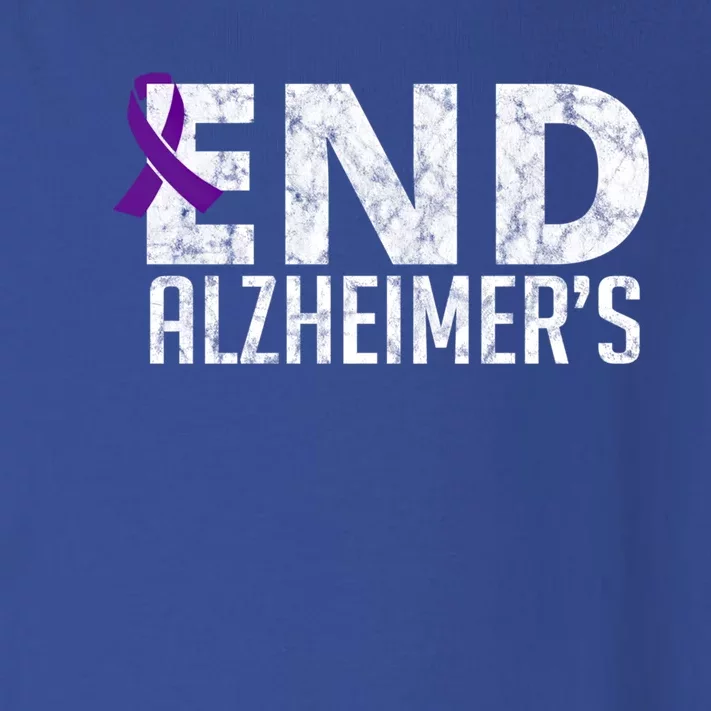 End Alzheimer's Awareness Month Gift Toddler Long Sleeve Shirt