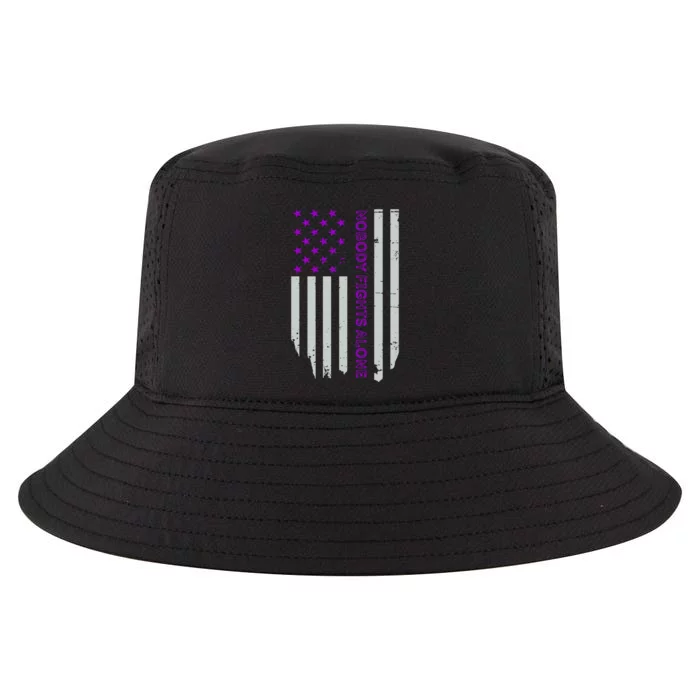 Epilepsy Awareness American Flag Epilepsy Gift Cool Comfort Performance Bucket Hat