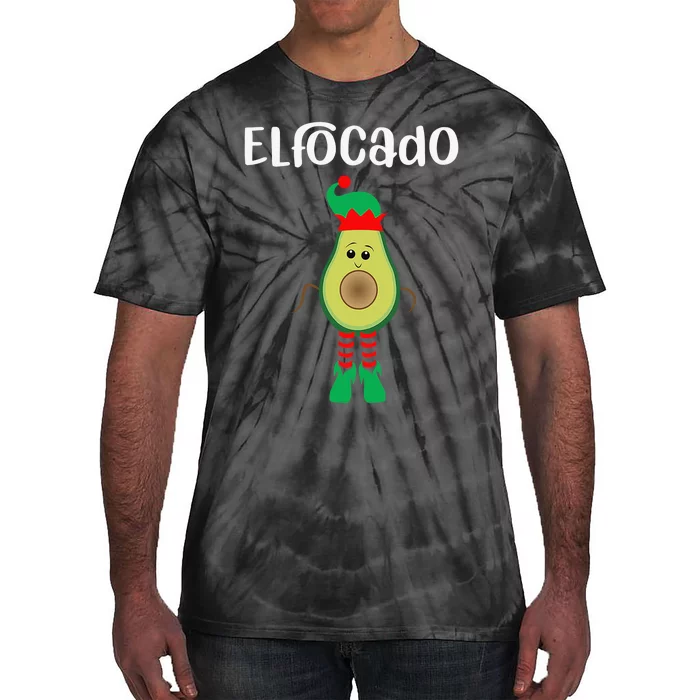 Elfocado - An Avocado Dressed As An Elf Tie-Dye T-Shirt