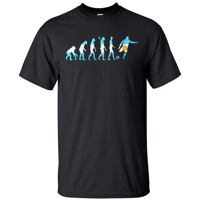 Evolution Argentina Argentinian Football Argentinian Roots Tall T-Shirt