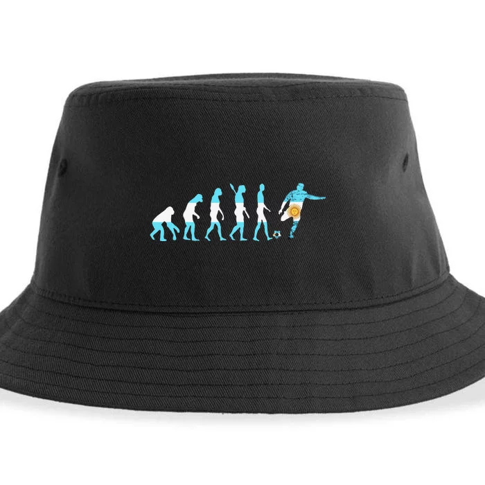 Evolution Argentina Argentinian Football Argentinian Roots Sustainable Bucket Hat