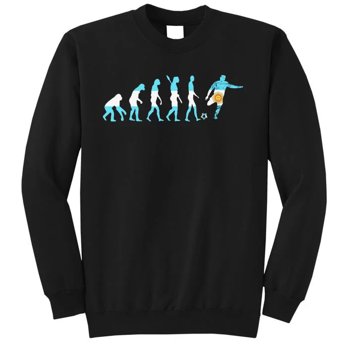 Evolution Argentina Argentinian Football Argentinian Roots Tall Sweatshirt