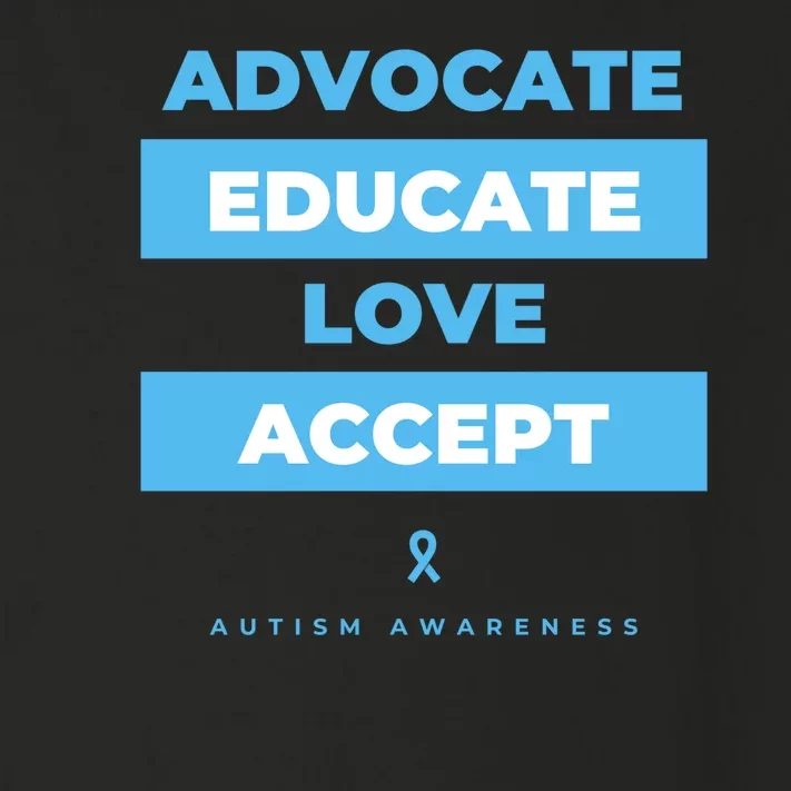 Educate Autism Awareness Toddler Long Sleeve Shirt