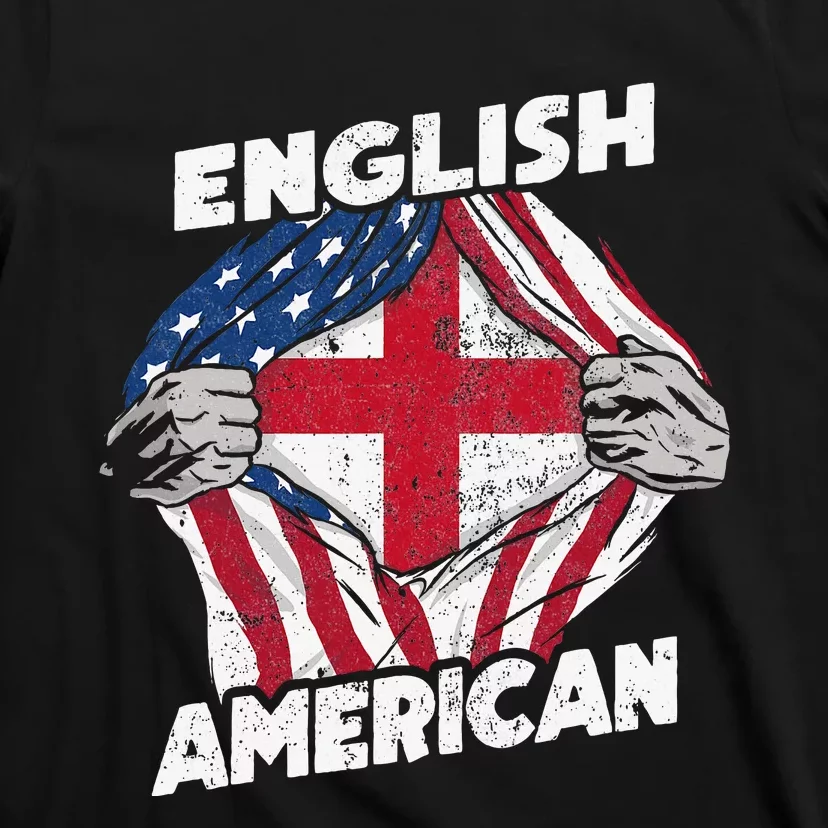 English And American Flag England Proud T-Shirt