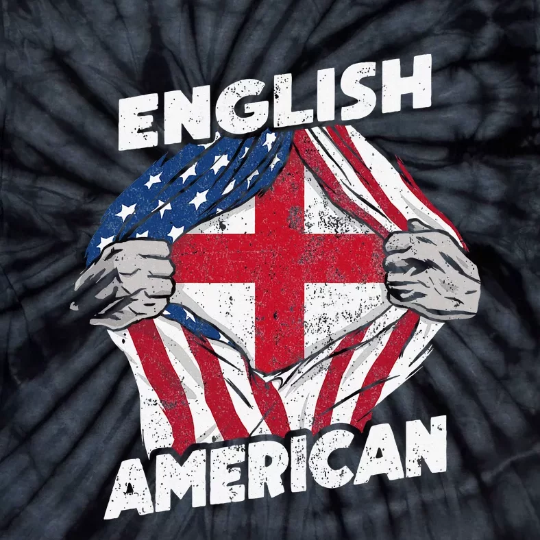 English And American Flag England Proud Tie-Dye T-Shirt