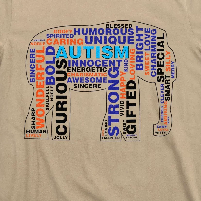 Elephant Autism Awareness Autism Awareness Gift T-Shirt