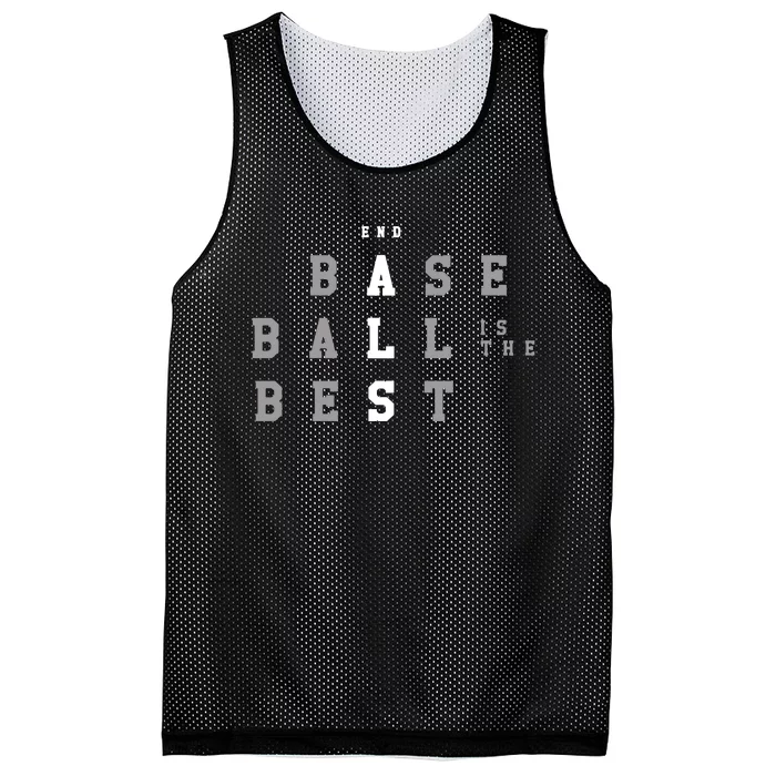 End Als Baseball Is The Best Mesh Reversible Basketball Jersey Tank