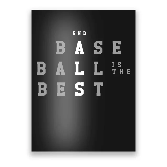 End Als Baseball Is The Best Poster