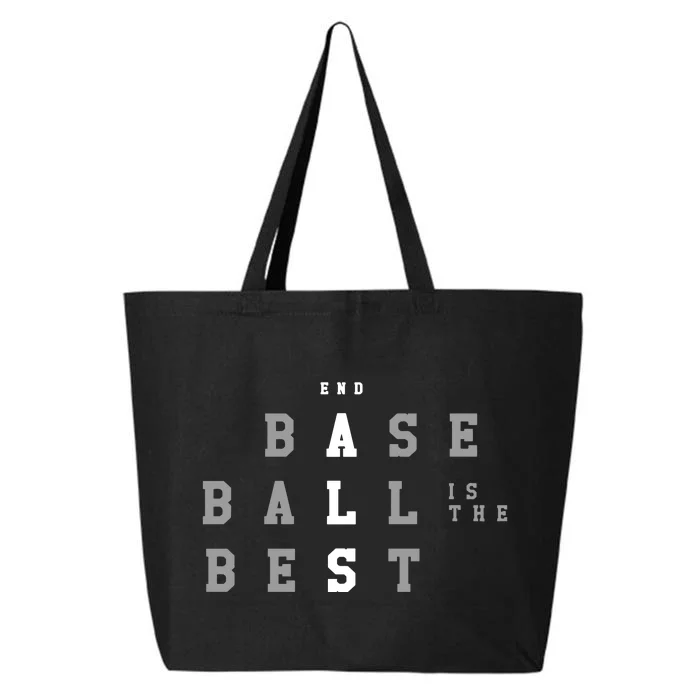 End Als Baseball Is The Best 25L Jumbo Tote