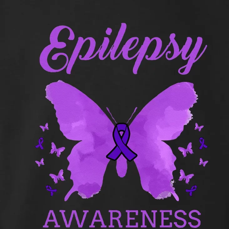 Epilepsy Awareness Butterfly Epilepsy Warrior Toddler Hoodie