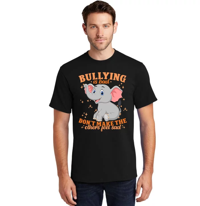 Elephant Anti Bullying Awareness Month Tall T-Shirt