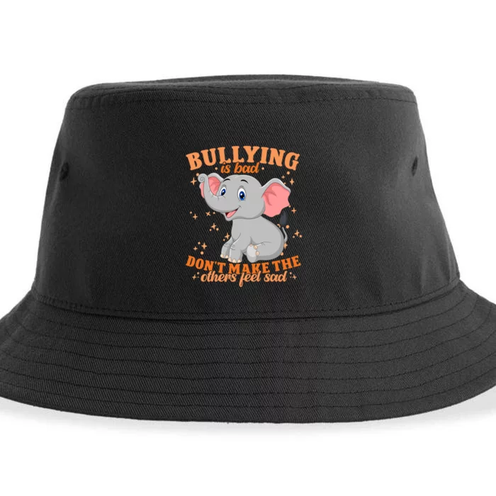 Elephant Anti Bullying Awareness Month Sustainable Bucket Hat