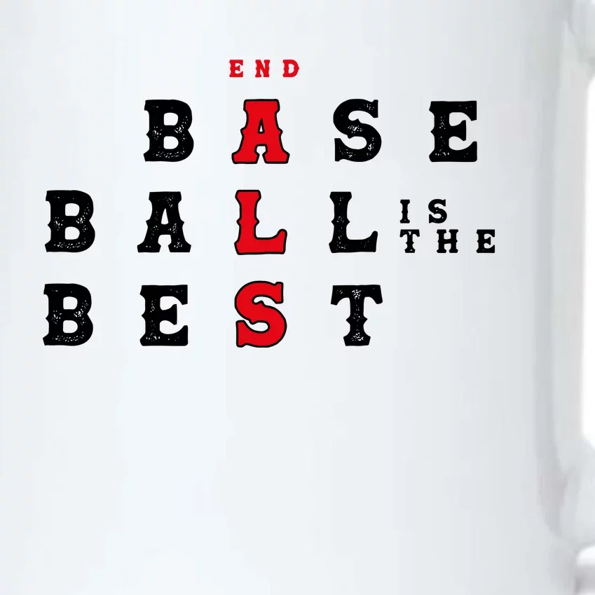 End Als Baseball Is The Best Baseball Lover Baseball Team Black Color Changing Mug