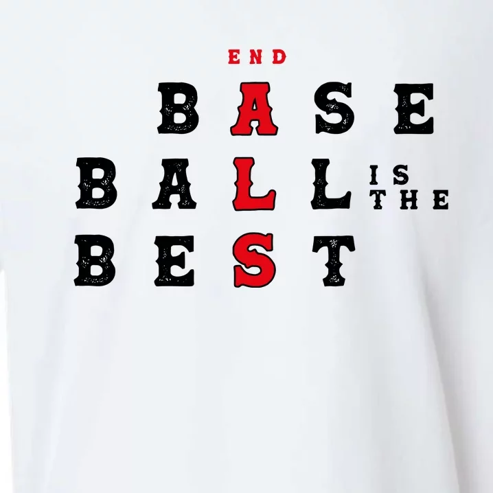 End Als Baseball Is The Best Baseball Lover Baseball Team Sueded Cloud Jersey T-Shirt