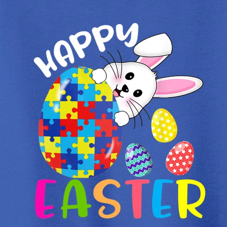 Easter Autism Bunny Rabbit Palm Sunday Eggs Hunting Gift Toddler T-Shirt