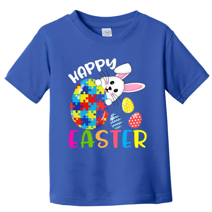 Easter Autism Bunny Rabbit Palm Sunday Eggs Hunting Gift Toddler T-Shirt