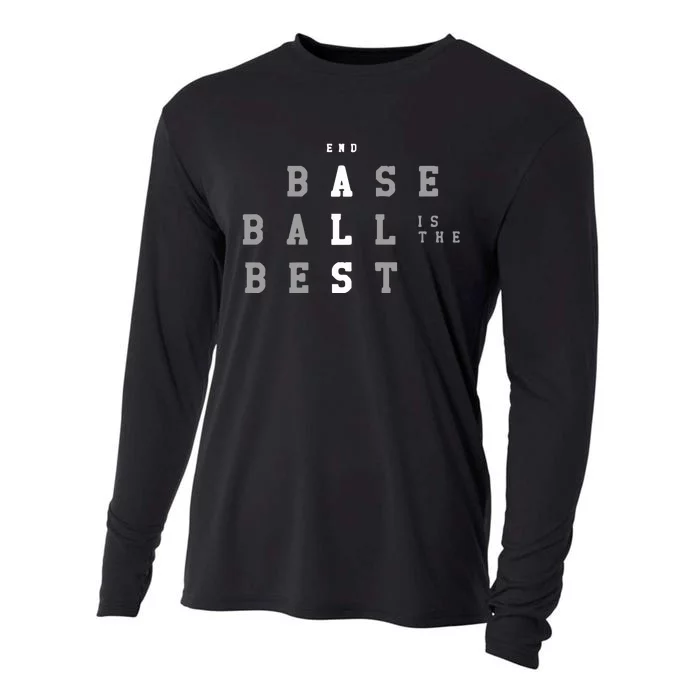 End Als Baseball Is The Best Baseball Lover Baseball Team Cooling Performance Long Sleeve Crew