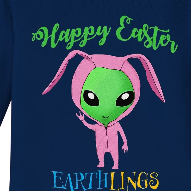 Easter Alien Bunny Costume For Baby Long Sleeve Bodysuit