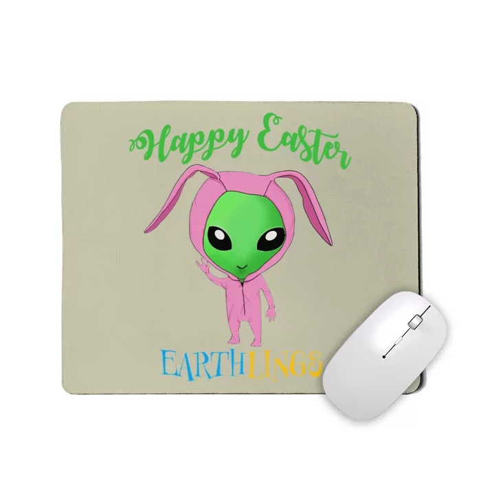 Easter Alien Bunny Costume For Mousepad