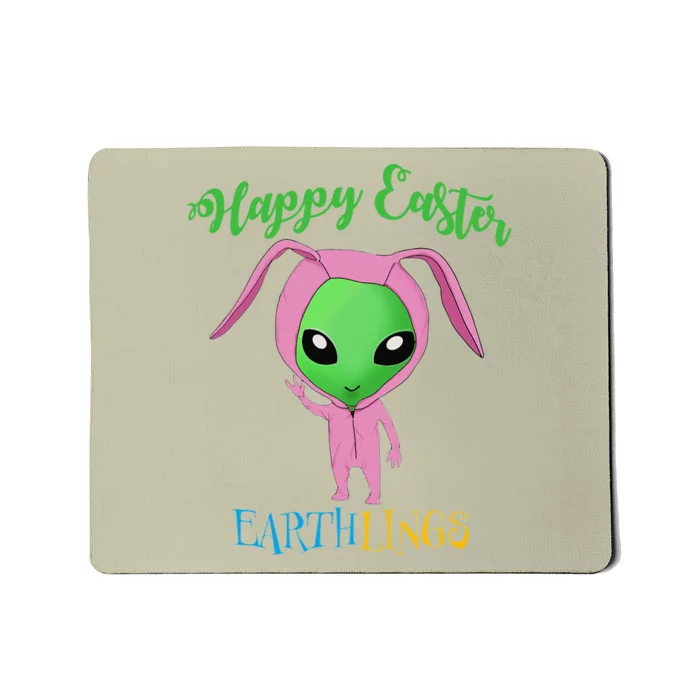 Easter Alien Bunny Costume For Mousepad