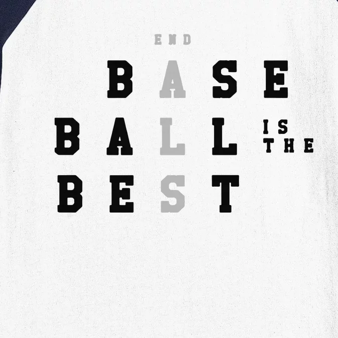 End Als Baseball Is The Best Baseball Lover Baseball Team Baseball Sleeve Shirt