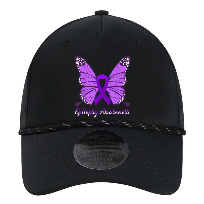 Epilepsy Awareness Butterfly Purple Ribbon Epilepsy Support Performance The Dyno Cap