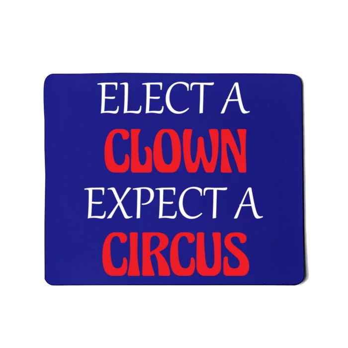 Elect A Clown Expect A Circus Funny Anti President Biden Meaningful Gift Mousepad