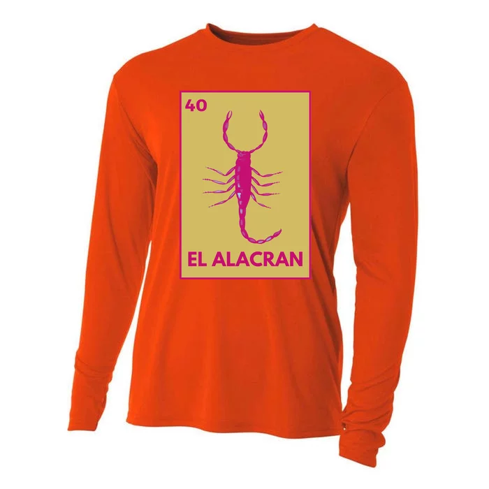 El AlacráN Card Mexican Lottery Card Funny Gift Cooling Performance Long Sleeve Crew