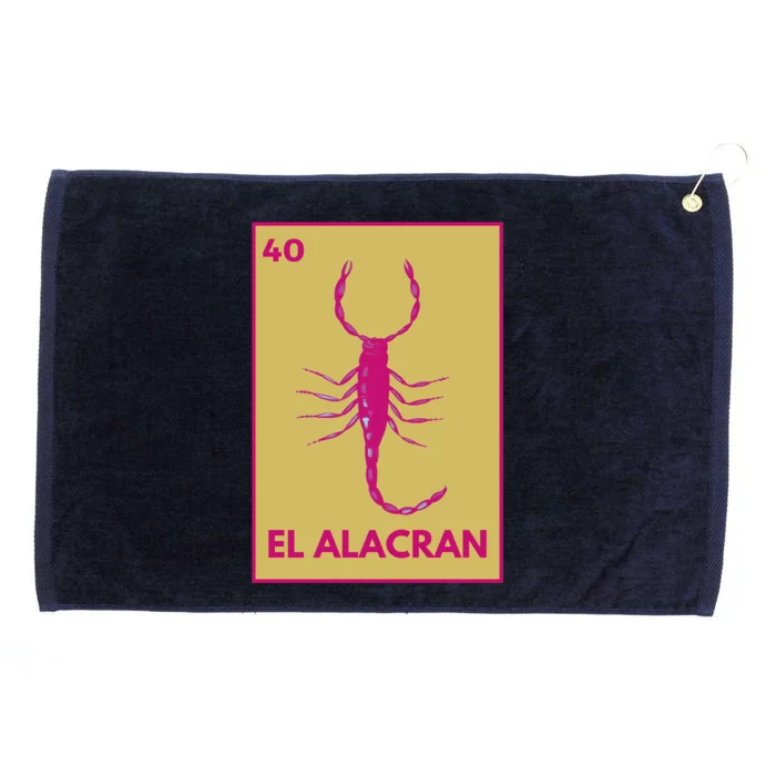 El AlacráN Card Mexican Lottery Card Funny Gift Grommeted Golf Towel