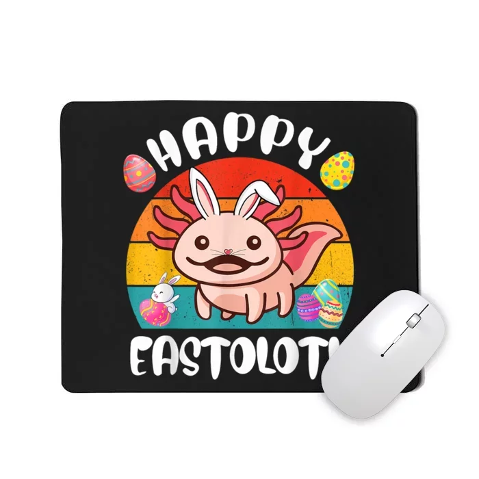 Easter Axolotl Cute Axolotl Easter Day Mousepad