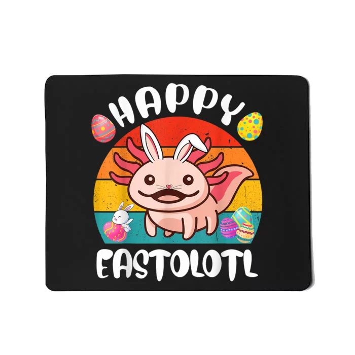 Easter Axolotl Cute Axolotl Easter Day Mousepad