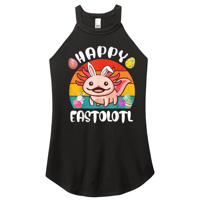 Easter Axolotl Cute Axolotl Easter Day Women’s Perfect Tri Rocker Tank