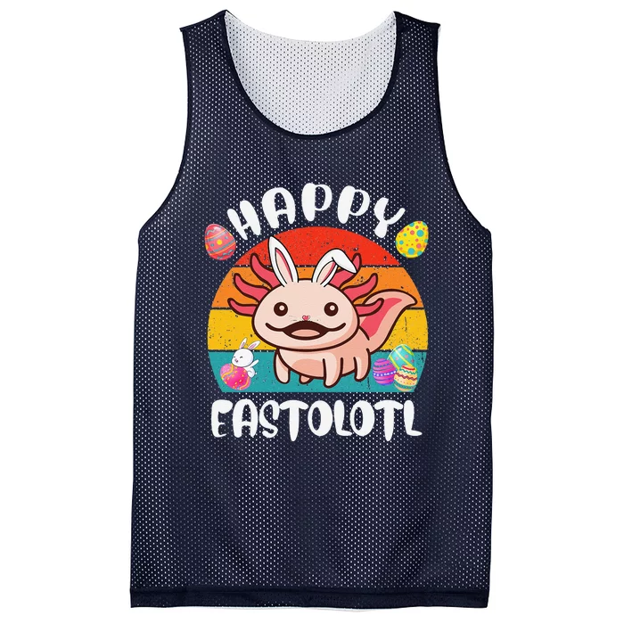 Easter Axolotl Cute Axolotl Easter Day Mesh Reversible Basketball Jersey Tank