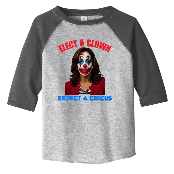 Elect A Clown Expect A Circus Kamala LetS Go Brenda Funny Premium Toddler Fine Jersey T-Shirt