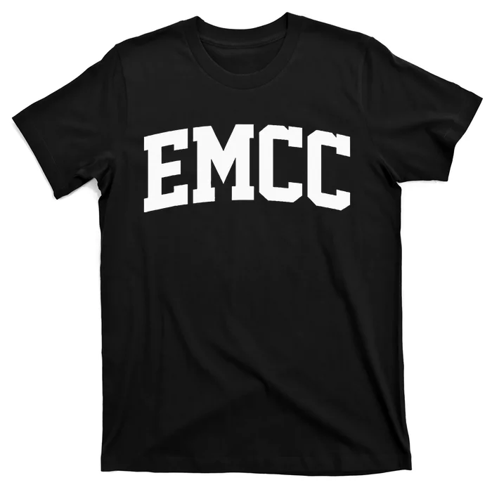 Emcc Arch College Sports Vintage Athletic Retro T-Shirt