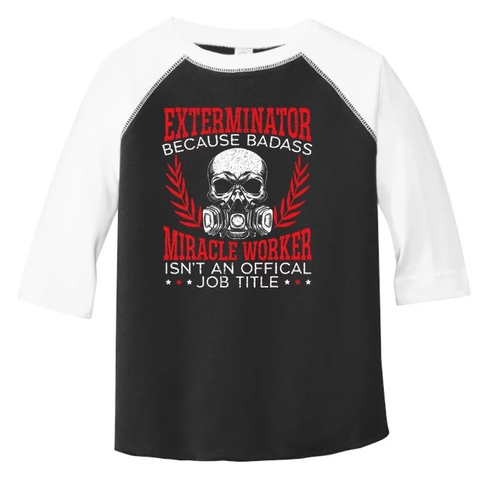 Exterminator Animal Control Pest Control Toddler Fine Jersey T-Shirt