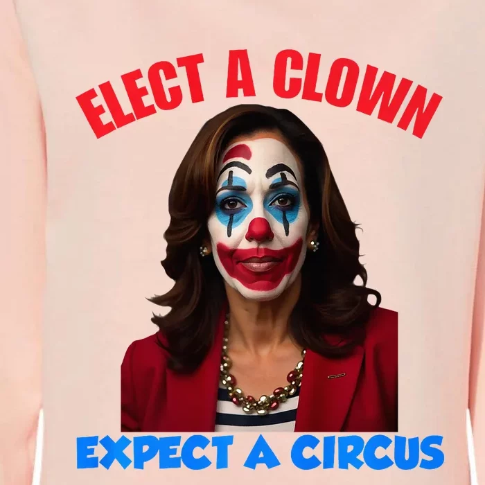 Elect A Clown Expect A Circus Kamala LetS Go Brenda Womens California Wash Sweatshirt