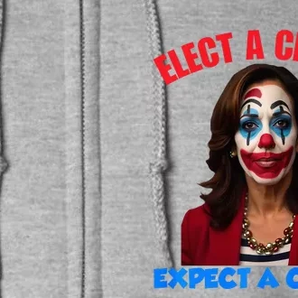 Elect A Clown Expect A Circus Kamala LetS Go Brenda Full Zip Hoodie