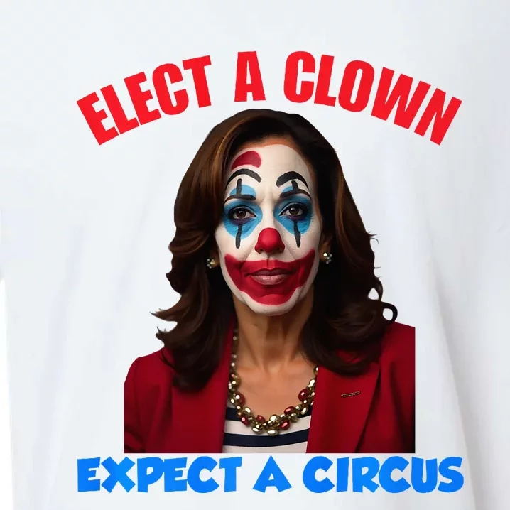 Elect A Clown Expect A Circus Kamala LetS Go Brenda Sueded Cloud Jersey T-Shirt