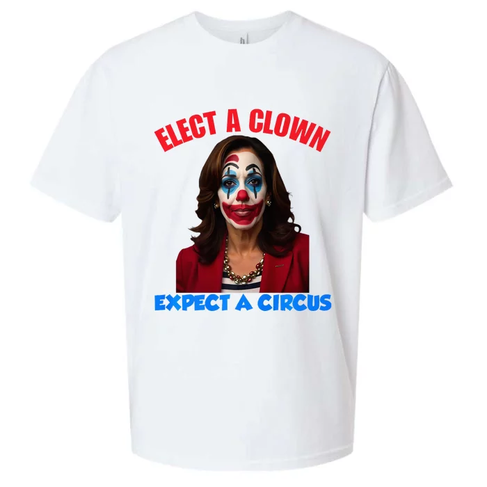 Elect A Clown Expect A Circus Kamala LetS Go Brenda Sueded Cloud Jersey T-Shirt