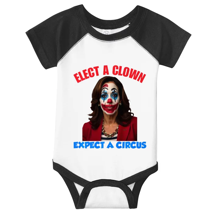 Elect A Clown Expect A Circus Kamala LetS Go Brenda Infant Baby Jersey Bodysuit