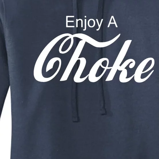 Enjoy A Choke Funny Jiu Jitsu MMA Women's Pullover Hoodie