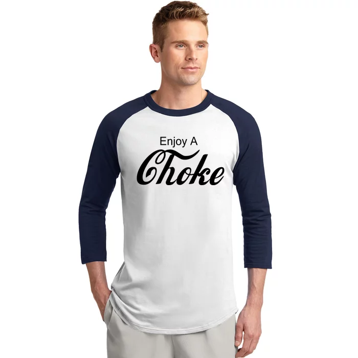 Enjoy A Choke Funny Jiu Jitsu MMA Baseball Sleeve Shirt