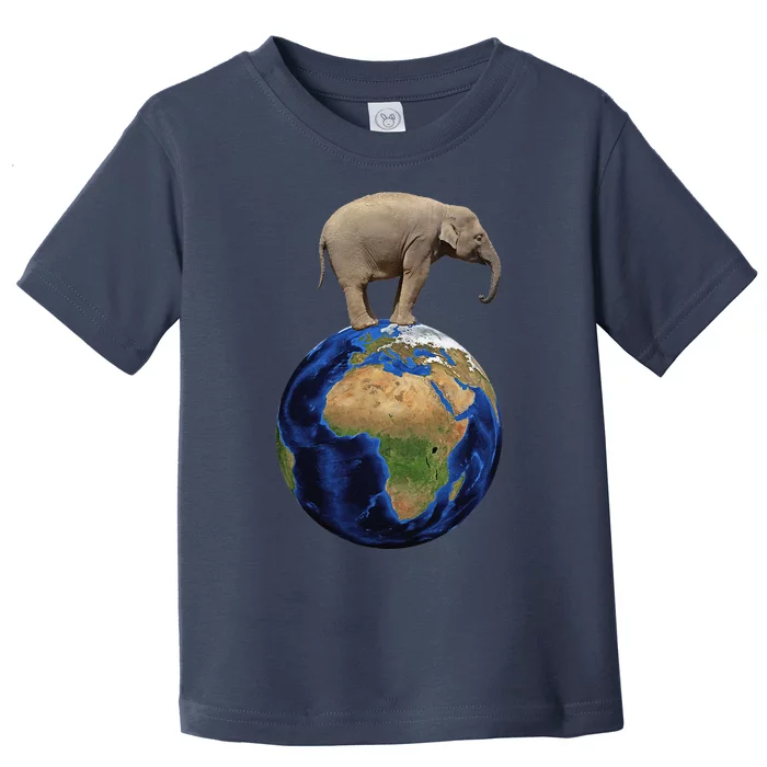 Elephant Animal Conservation Earth Day Planet Nature Toddler T-Shirt