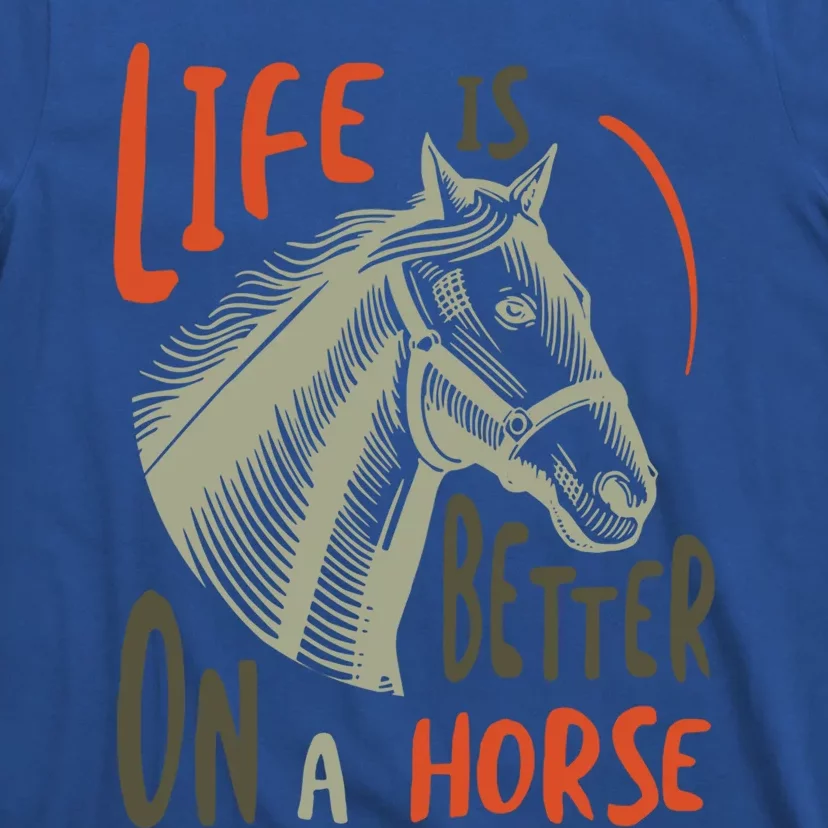 Equestrian And Cow Saying For Horse Lover Gift T-Shirt