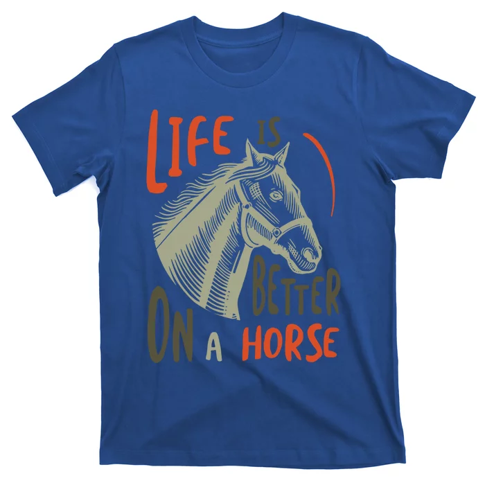 Equestrian And Cow Saying For Horse Lover Gift T-Shirt