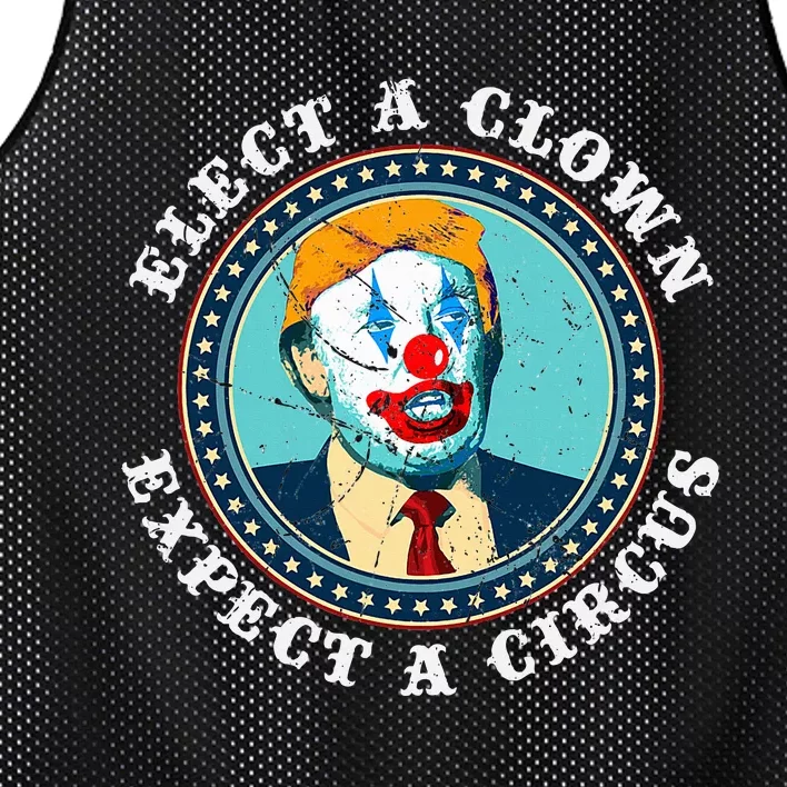 Elect A Clown Expect A Circus T Anti Trump Mesh Reversible Basketball Jersey Tank