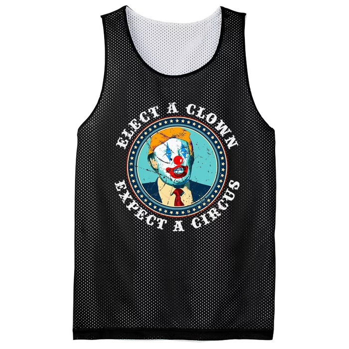 Elect A Clown Expect A Circus T Anti Trump Mesh Reversible Basketball Jersey Tank